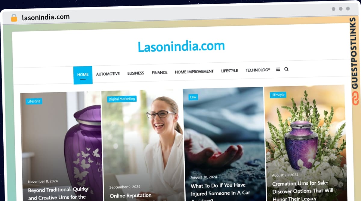 Publish Guest Post on lasonindia.com