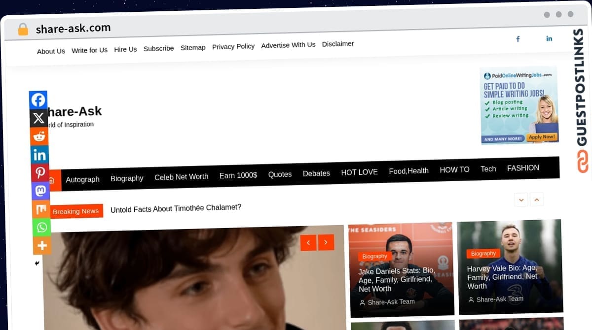 Publish Guest Post on share-ask.com