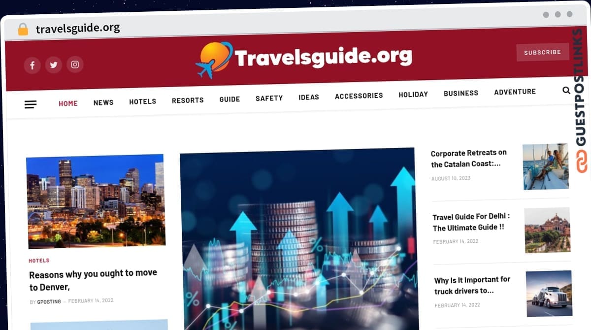 Publish Guest Post on travelsguide.org