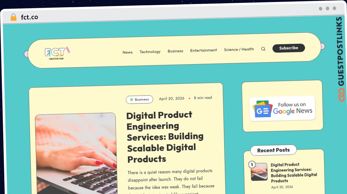 Publish Guest Post on fct.co