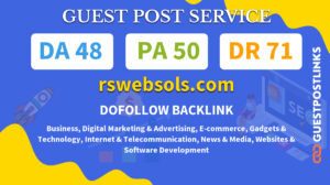 Buy Guest Post on rswebsols.com