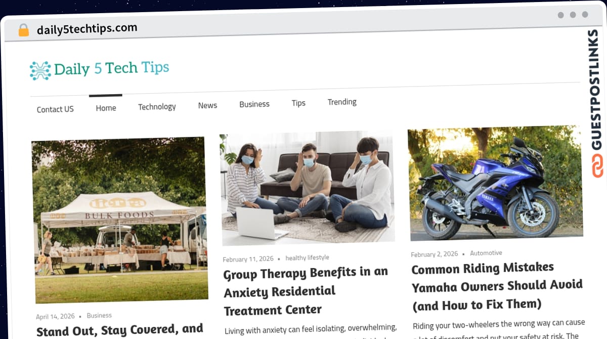 Publish Guest Post on daily5techtips.com