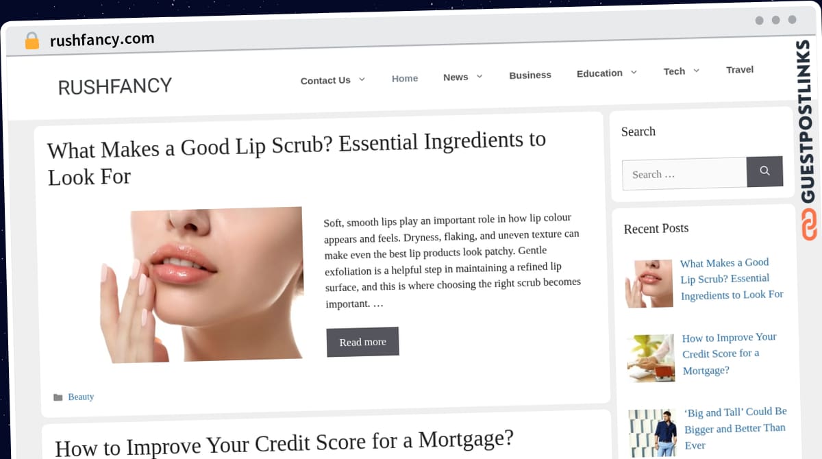 Publish Guest Post on rushfancy.com