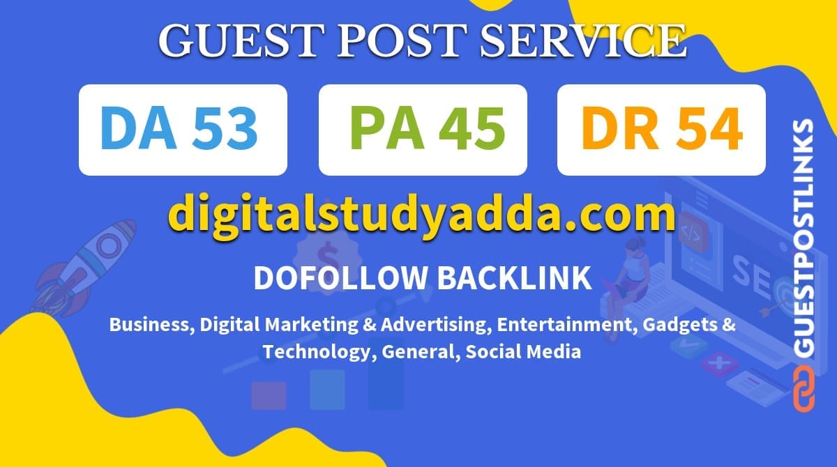 Buy Guest Post on digitalstudyadda.com