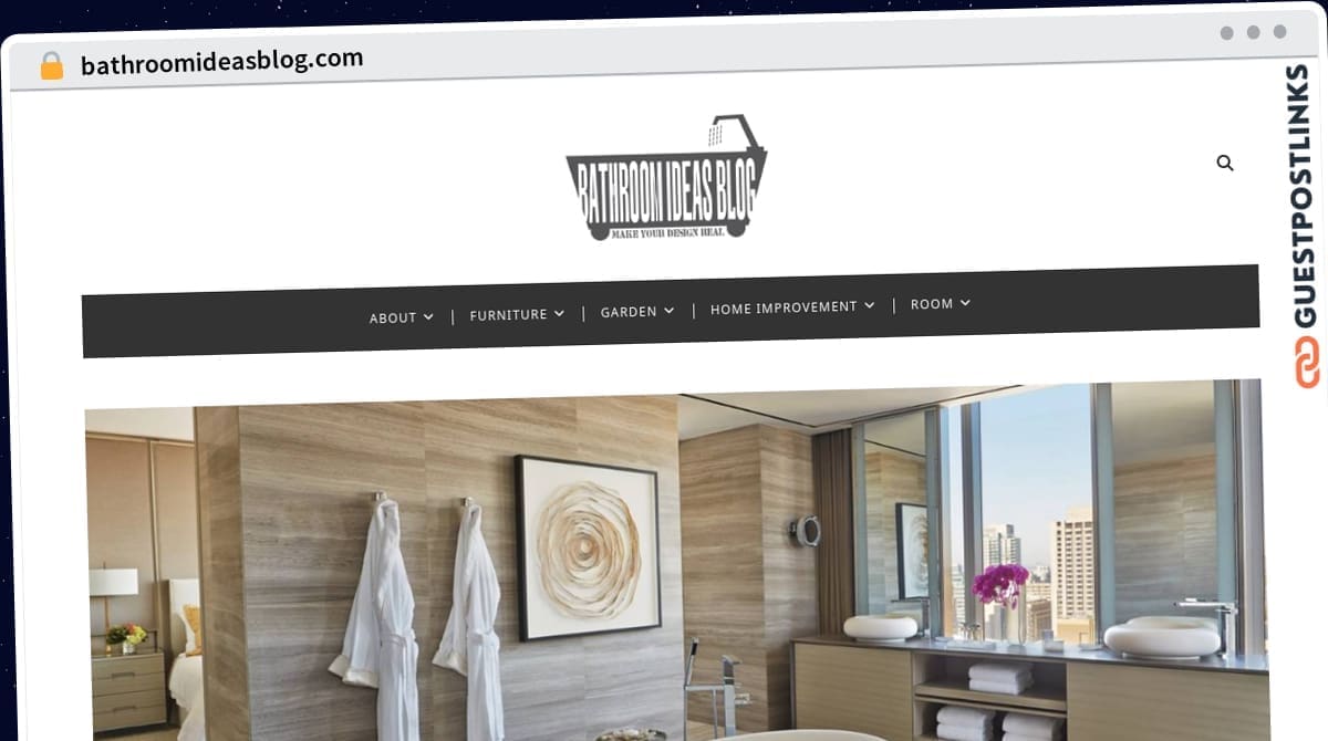 Publish Guest Post on bathroomideasblog.com