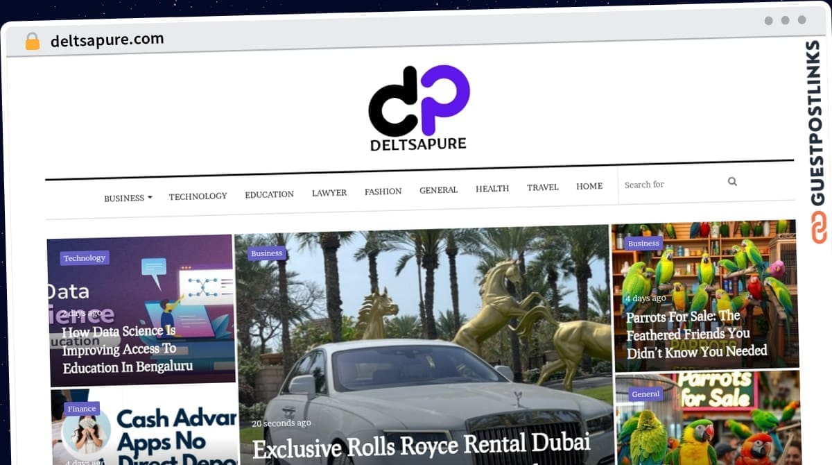 Publish Guest Post on deltsapure.com