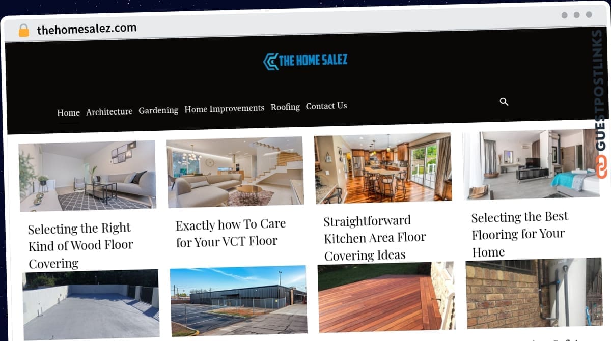 Publish Guest Post on thehomesalez.com