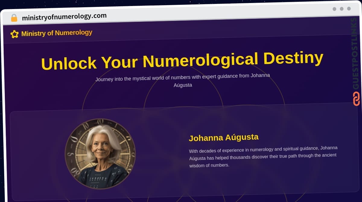 Publish Guest Post on ministryofnumerology.com