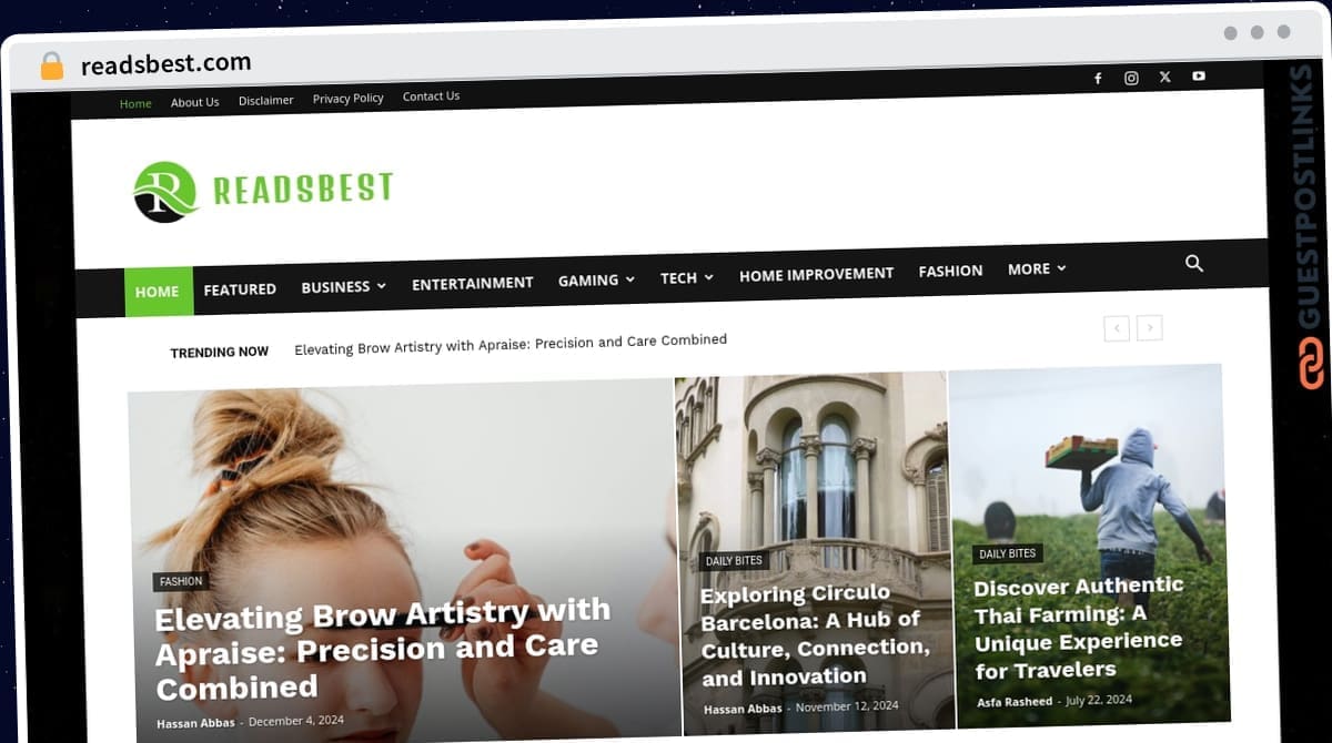 Publish Guest Post on readsbest.com