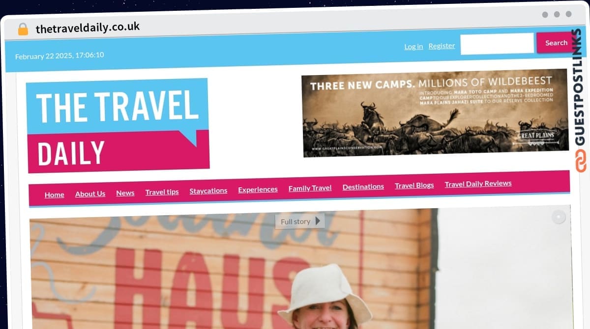 Publish Guest Post on thetraveldaily.co.uk