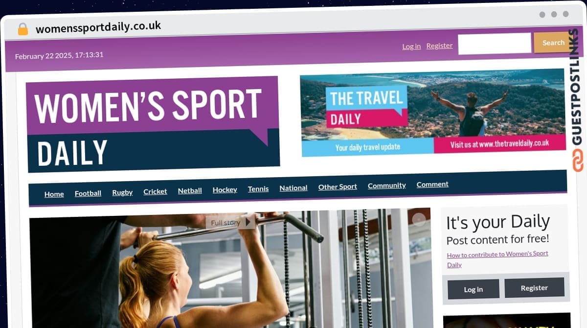 Publish Guest Post on womenssportdaily.co.uk