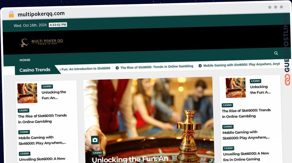 Publish Guest Post on multipokerqq.com