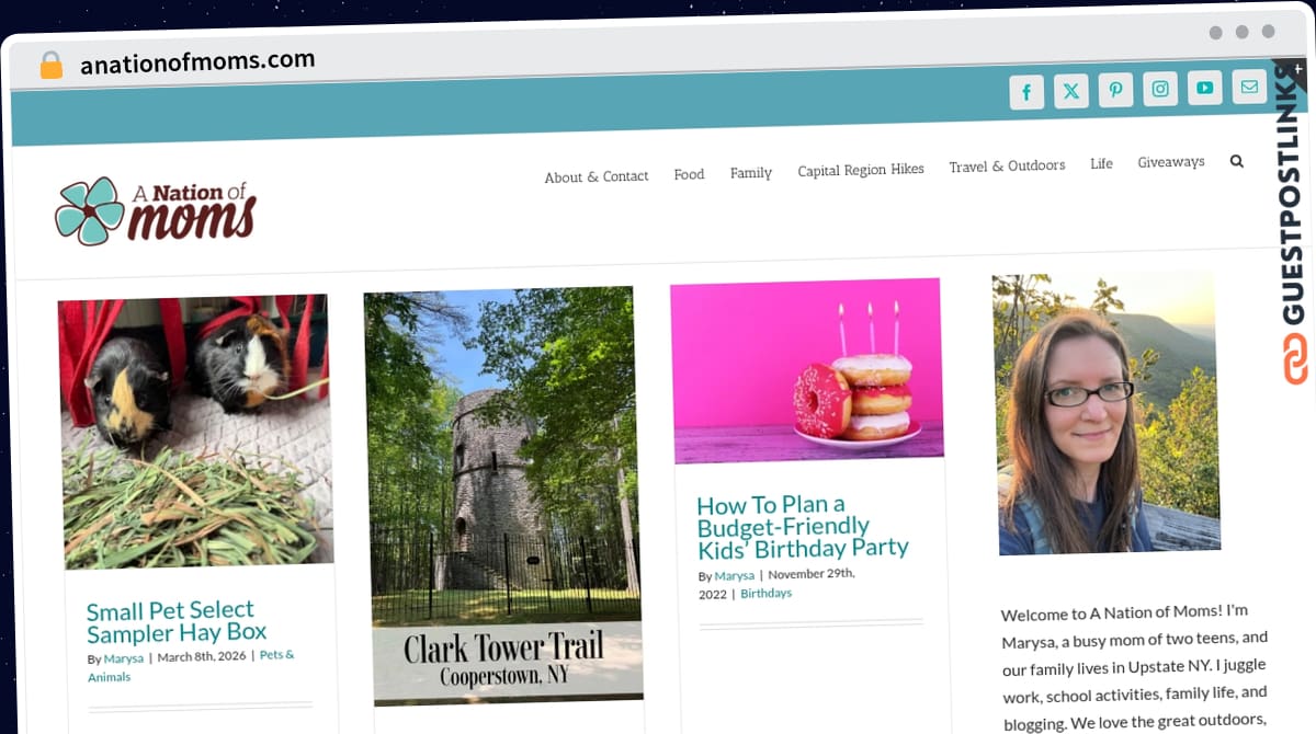 Publish Guest Post on anationofmoms.com
