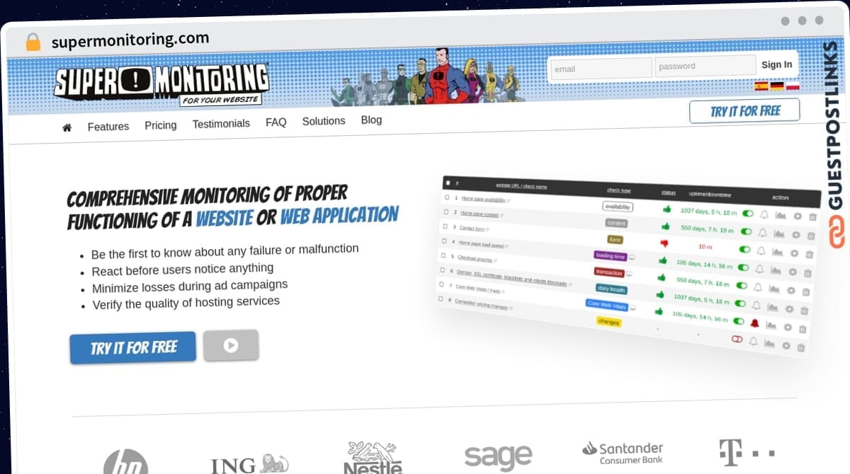 Publish Guest Post on supermonitoring.com