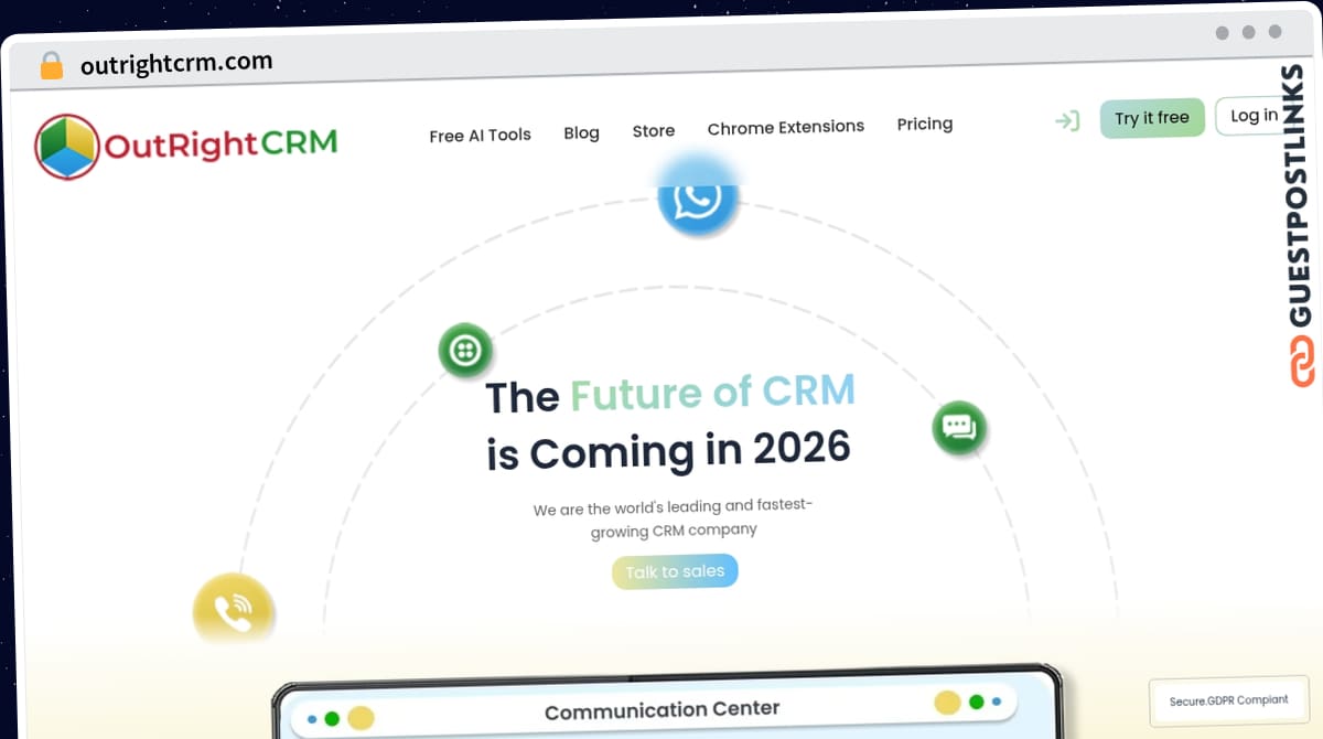 Publish Guest Post on outrightcrm.com