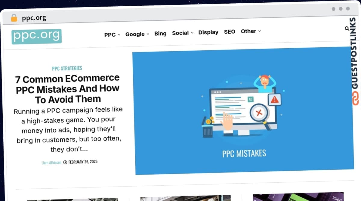 Publish Guest Post on ppc.org
