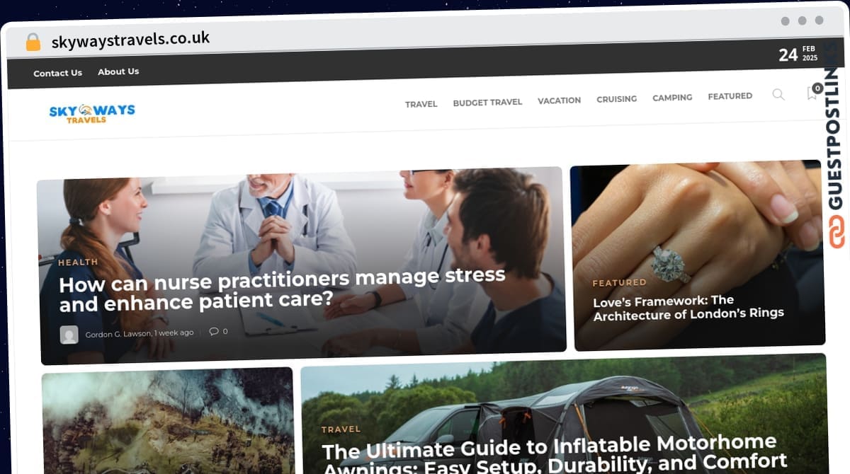 Publish Guest Post on skywaystravels.co.uk