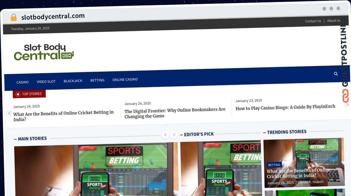 Publish Guest Post on slotbodycentral.com