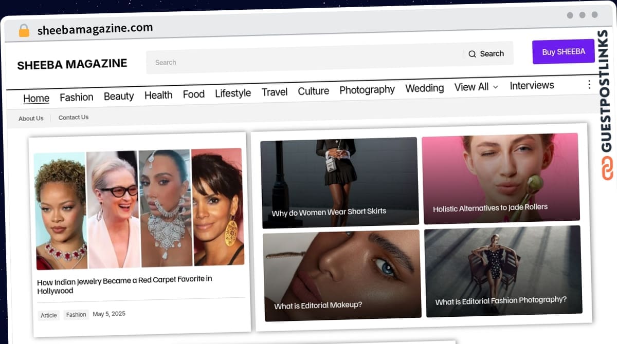 Publish Guest Post on sheebamagazine.com