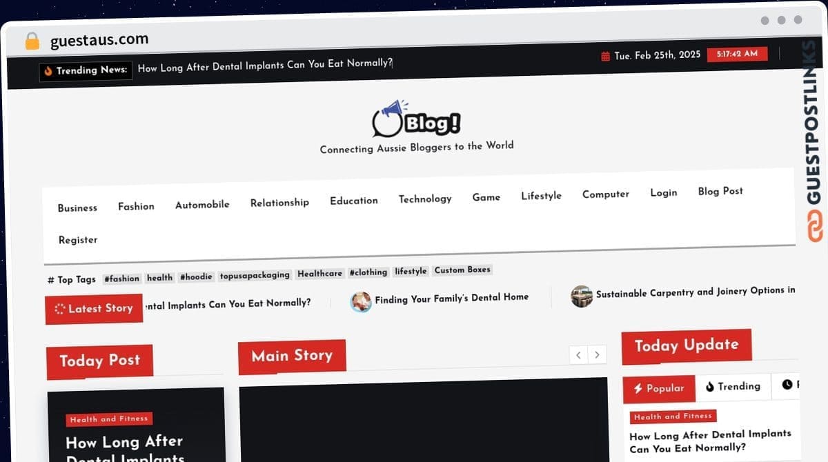 Publish Guest Post on guestaus.com
