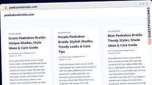 Publish Guest Post on peekaboobraids.com