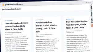 Publish Guest Post on peekaboobraids.com