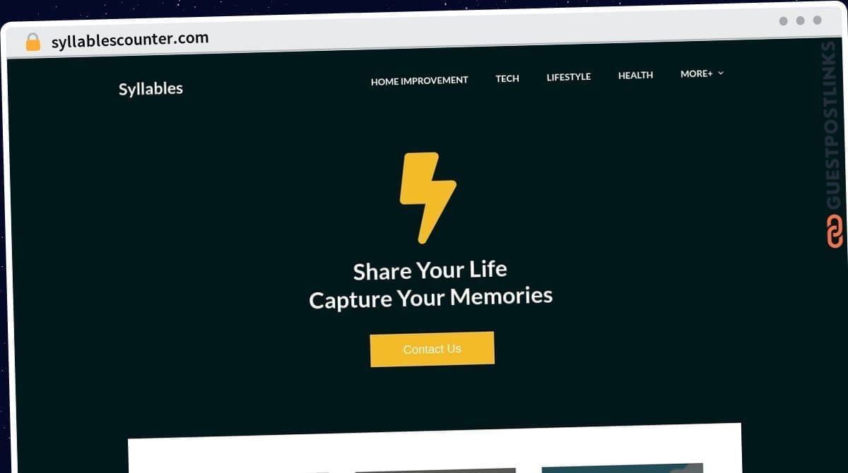Publish Guest Post on syllablescounter.com