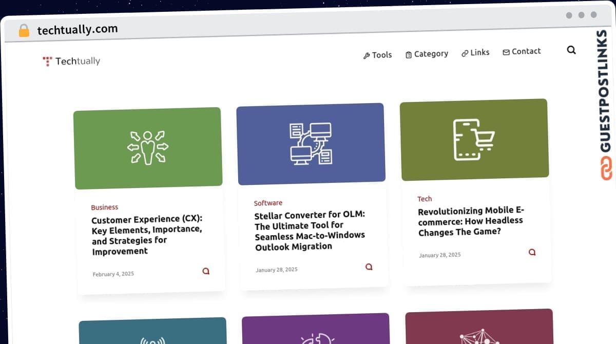 Publish Guest Post on techtually.com