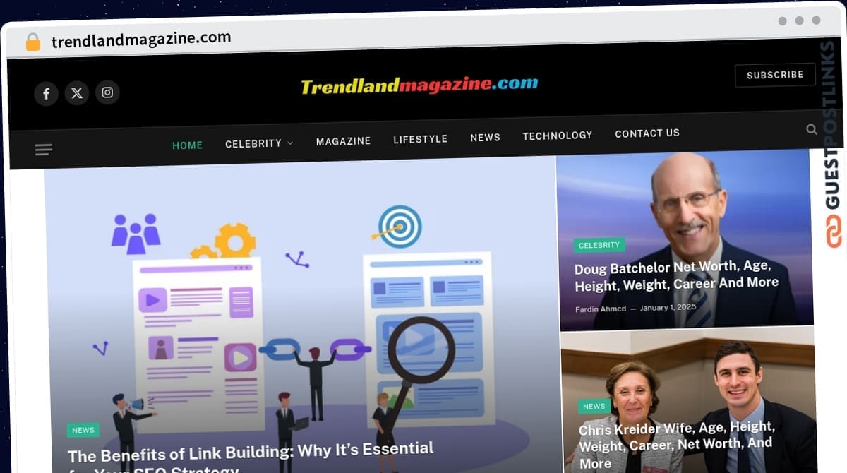 Publish Guest Post on trendlandmagazine.com