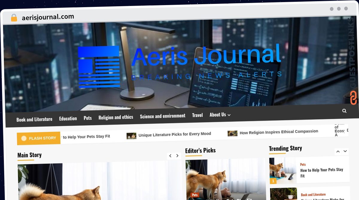 Publish Guest Post on aerisjournal.com