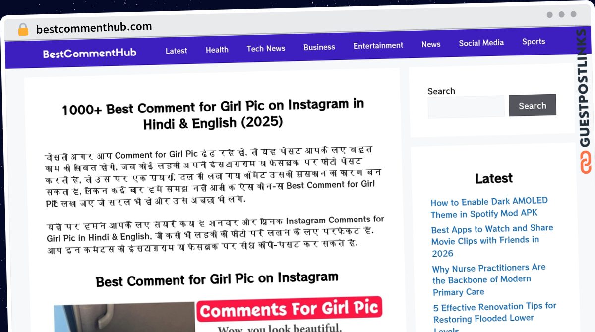 Publish Guest Post on bestcommenthub.com