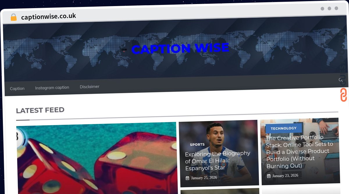 Publish Guest Post on captionwise.co.uk