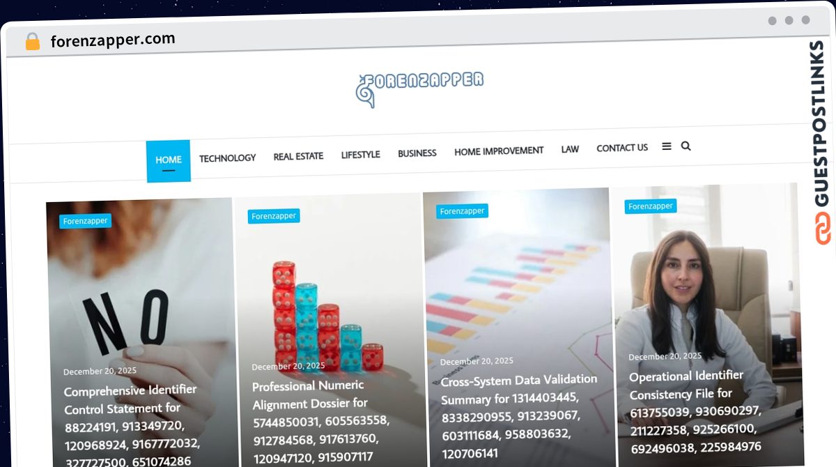 Publish Guest Post on forenzapper.com