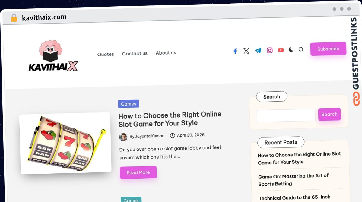 Publish Guest Post on kavithaix.com