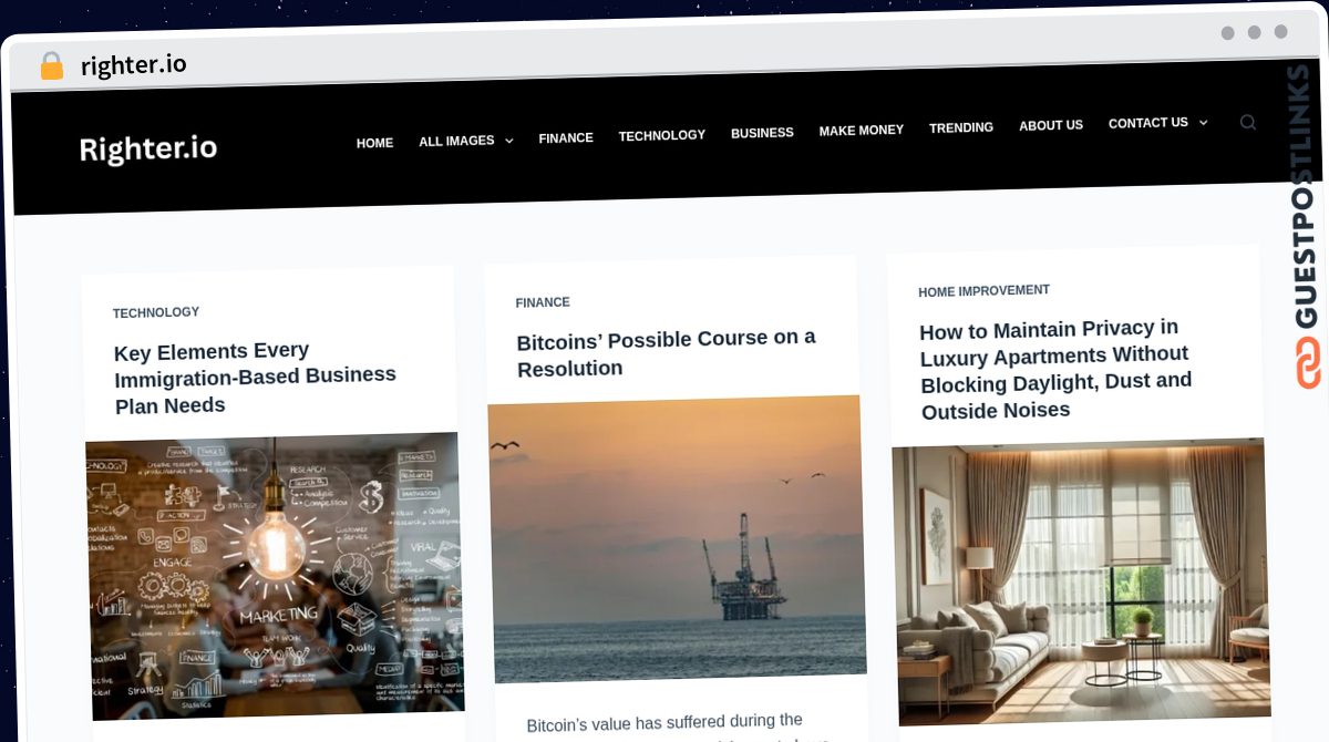 Publish Guest Post on righter.io