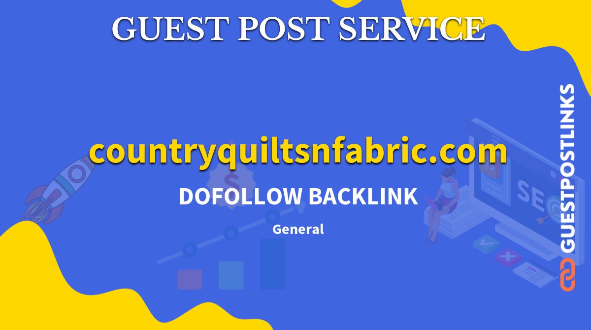 Buy Guest Post on countryquiltsnfabric.com