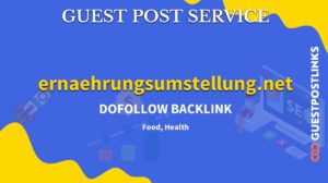 Buy Guest Post on ernaehrungsumstellung.net