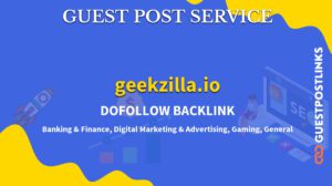 Buy Guest Post on geekzilla.io