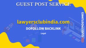 Buy Guest Post on lawyersclubindia.com