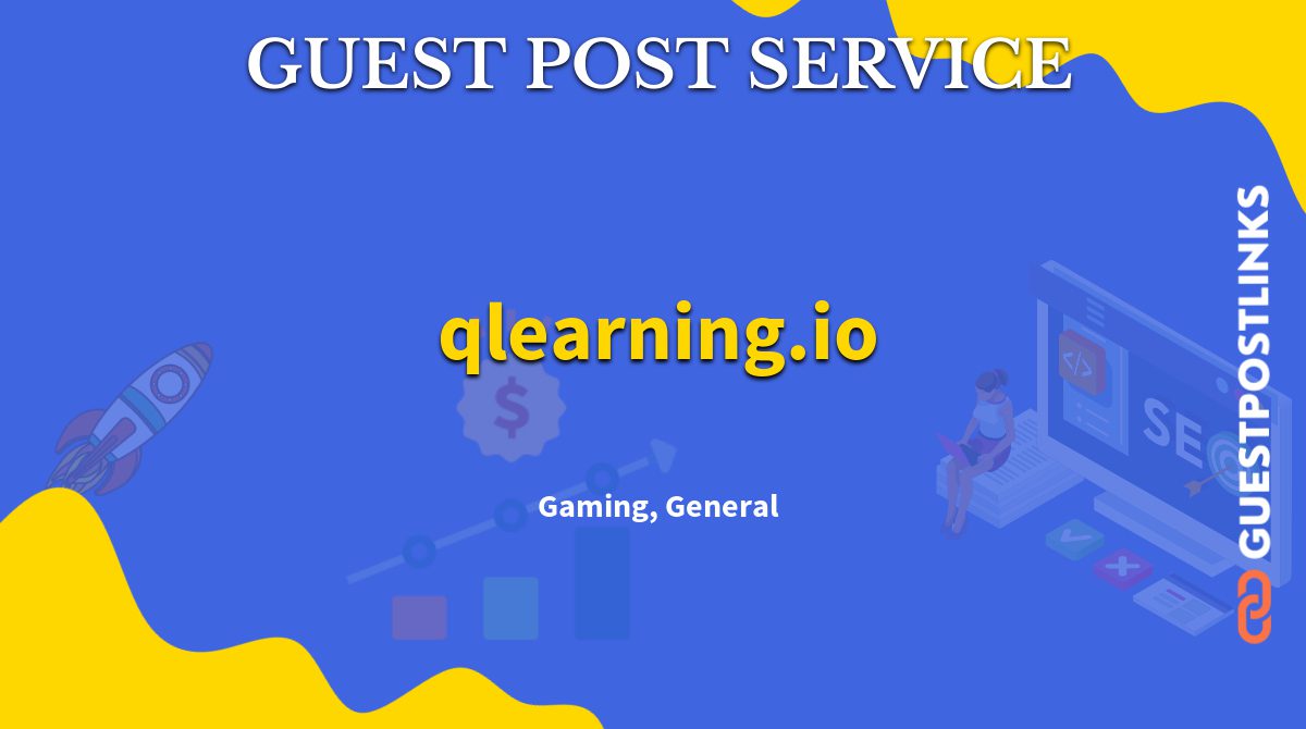 Buy Guest Post on qlearning.io