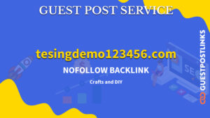Buy Guest Post on tesingdemo123456.com