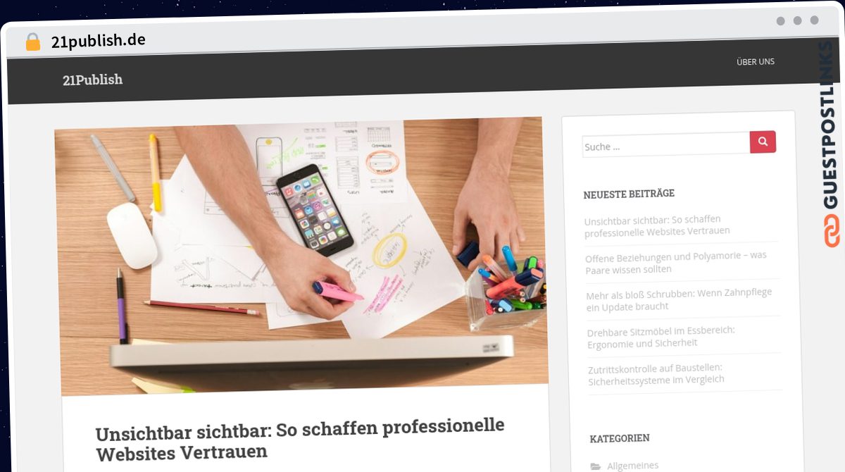 Publish Guest Post on 21publish.de