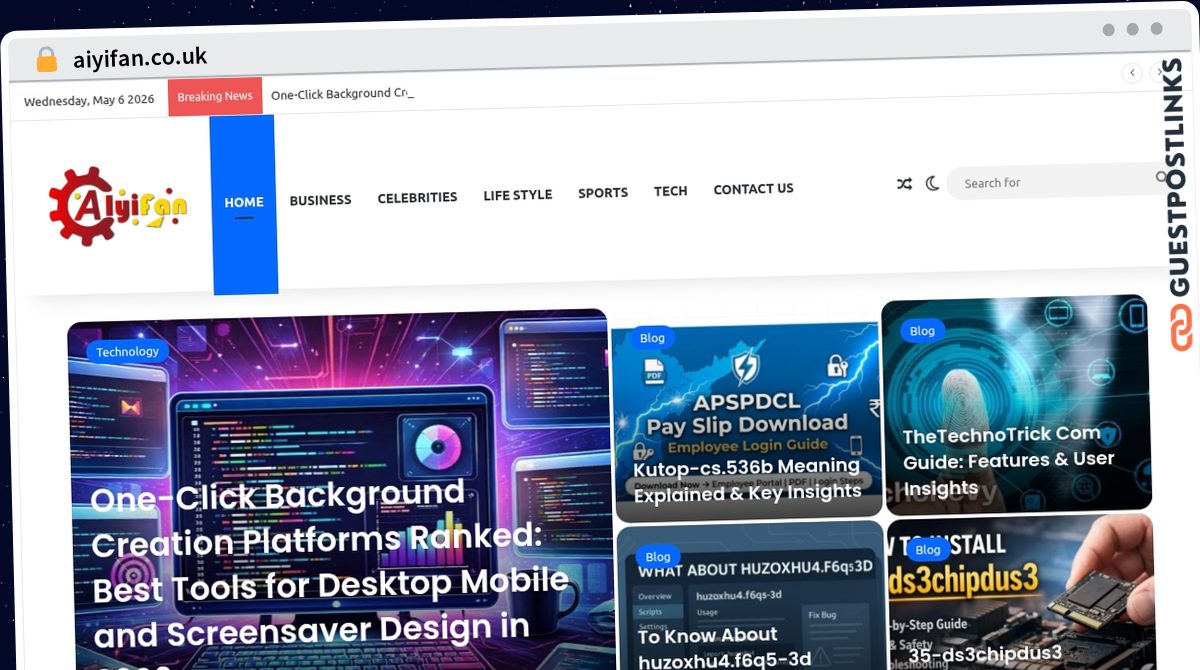 Publish Guest Post on aiyifan.co.uk