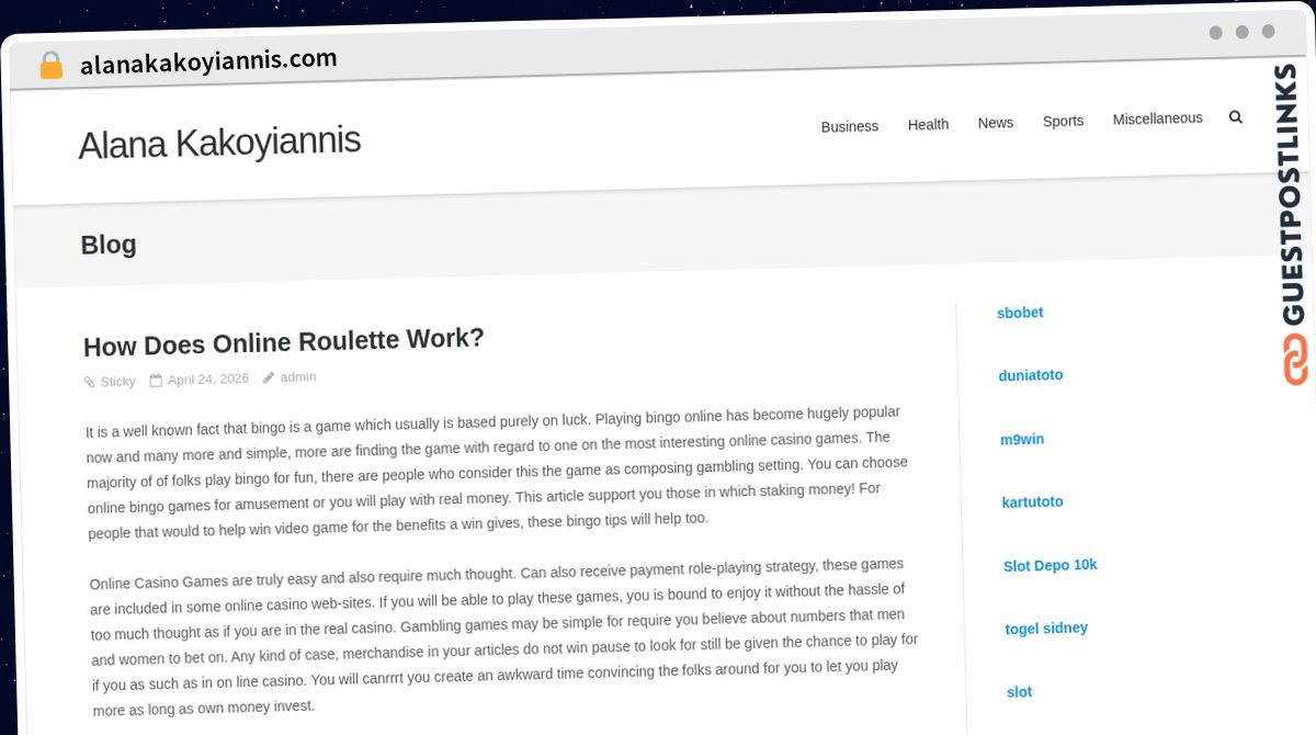 Publish Guest Post on alanakakoyiannis.com