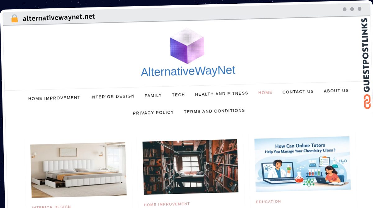 Publish Guest Post on alternativewaynet.net