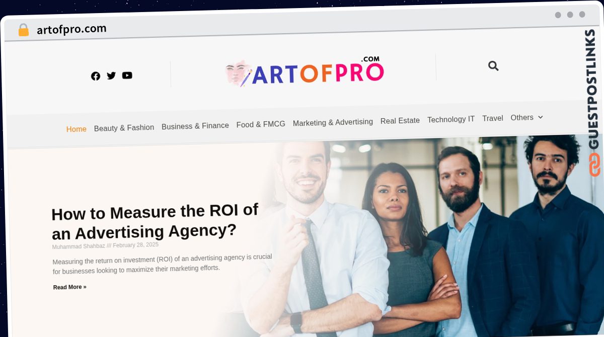 Publish Guest Post on artofpro.com