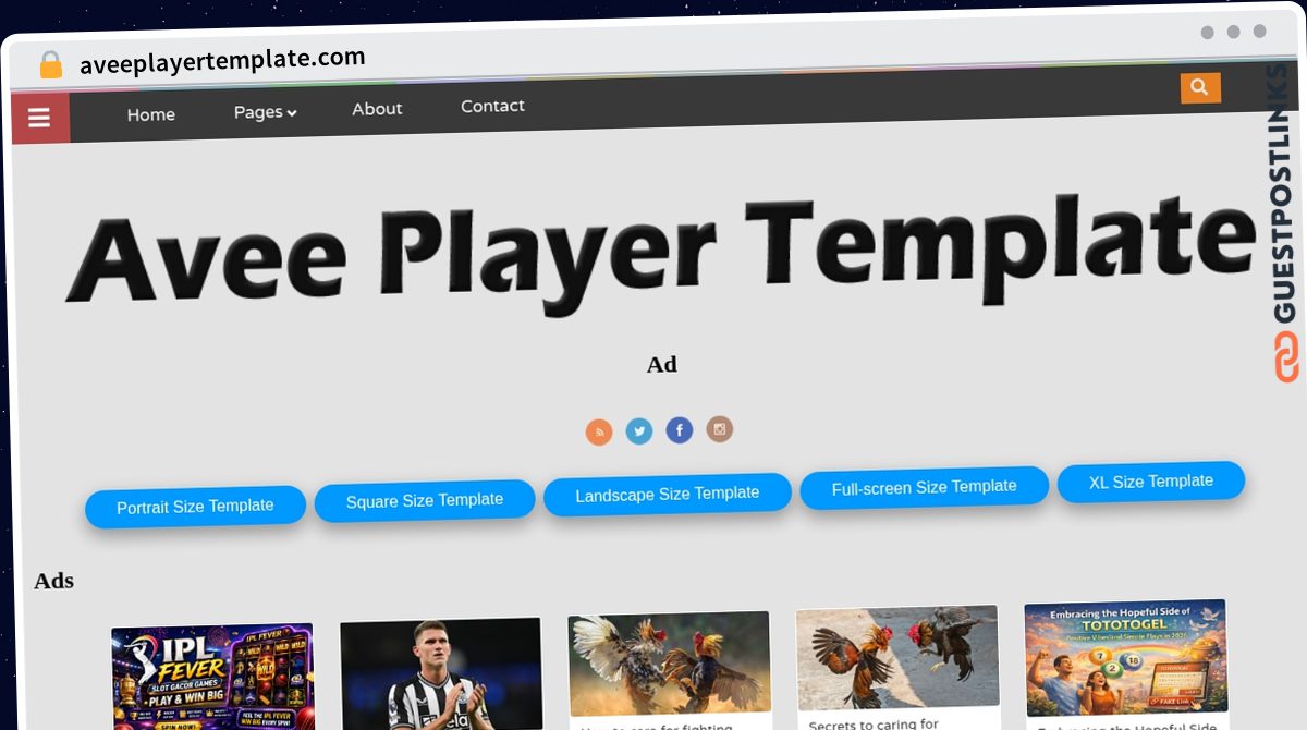 Publish Guest Post on aveeplayertemplate.com
