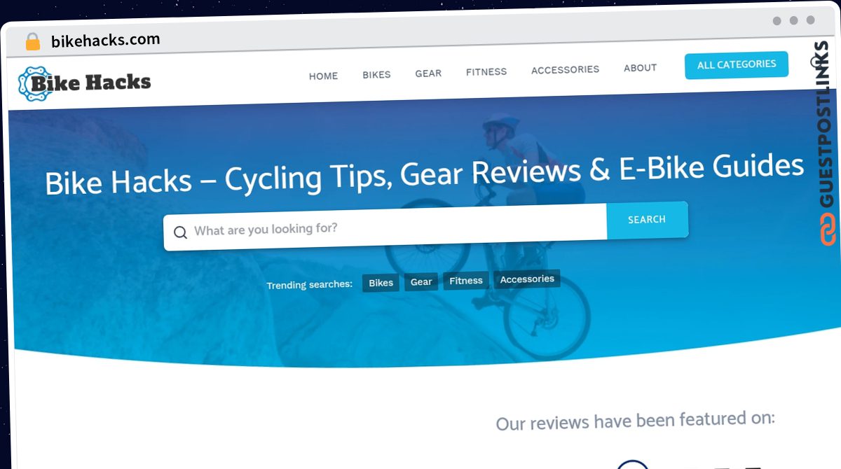Publish Guest Post on bikehacks.com
