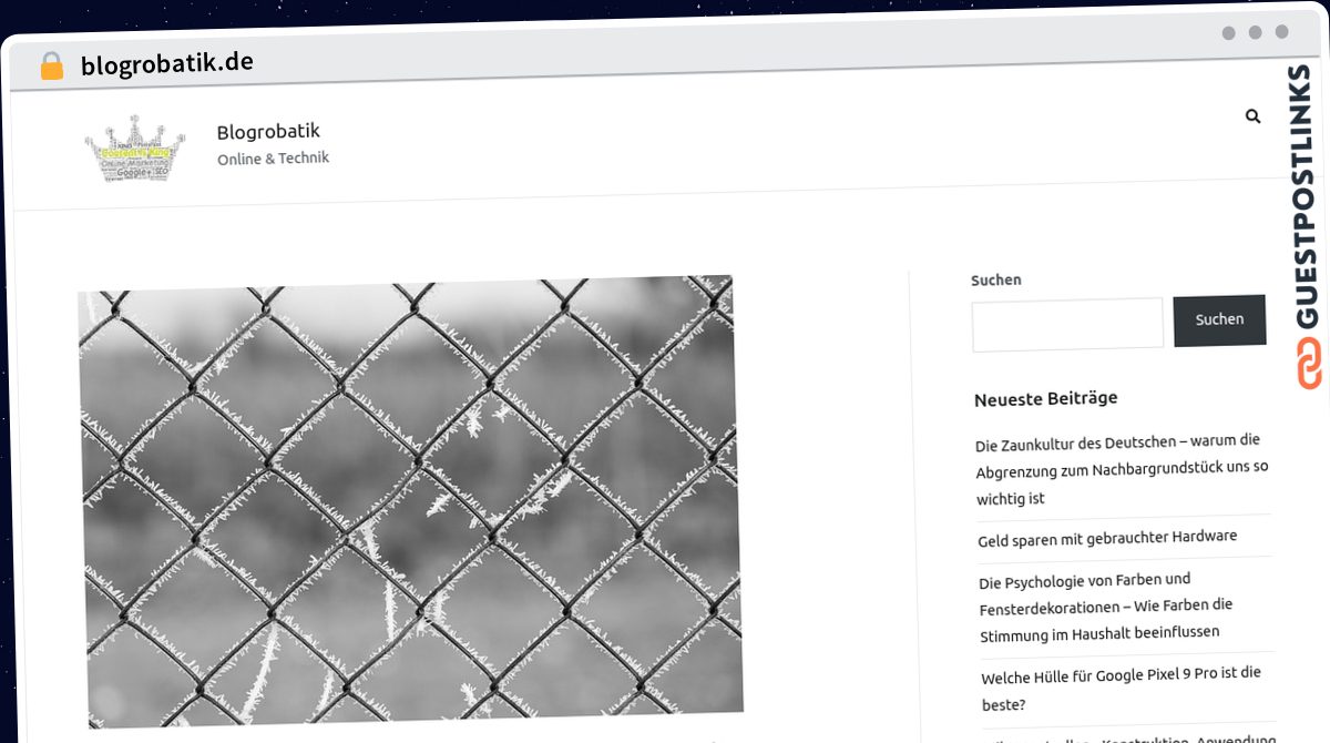 Publish Guest Post on blogrobatik.de