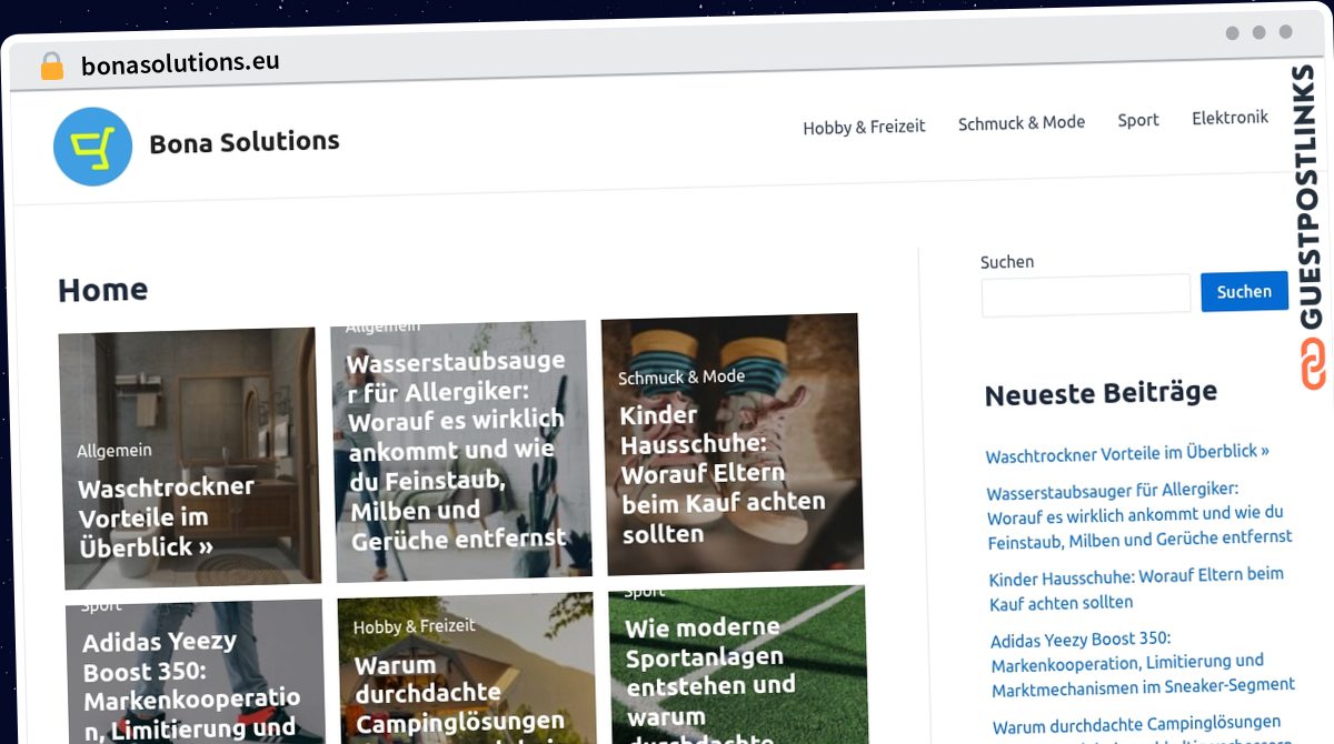 Publish Guest Post on bonasolutions.eu